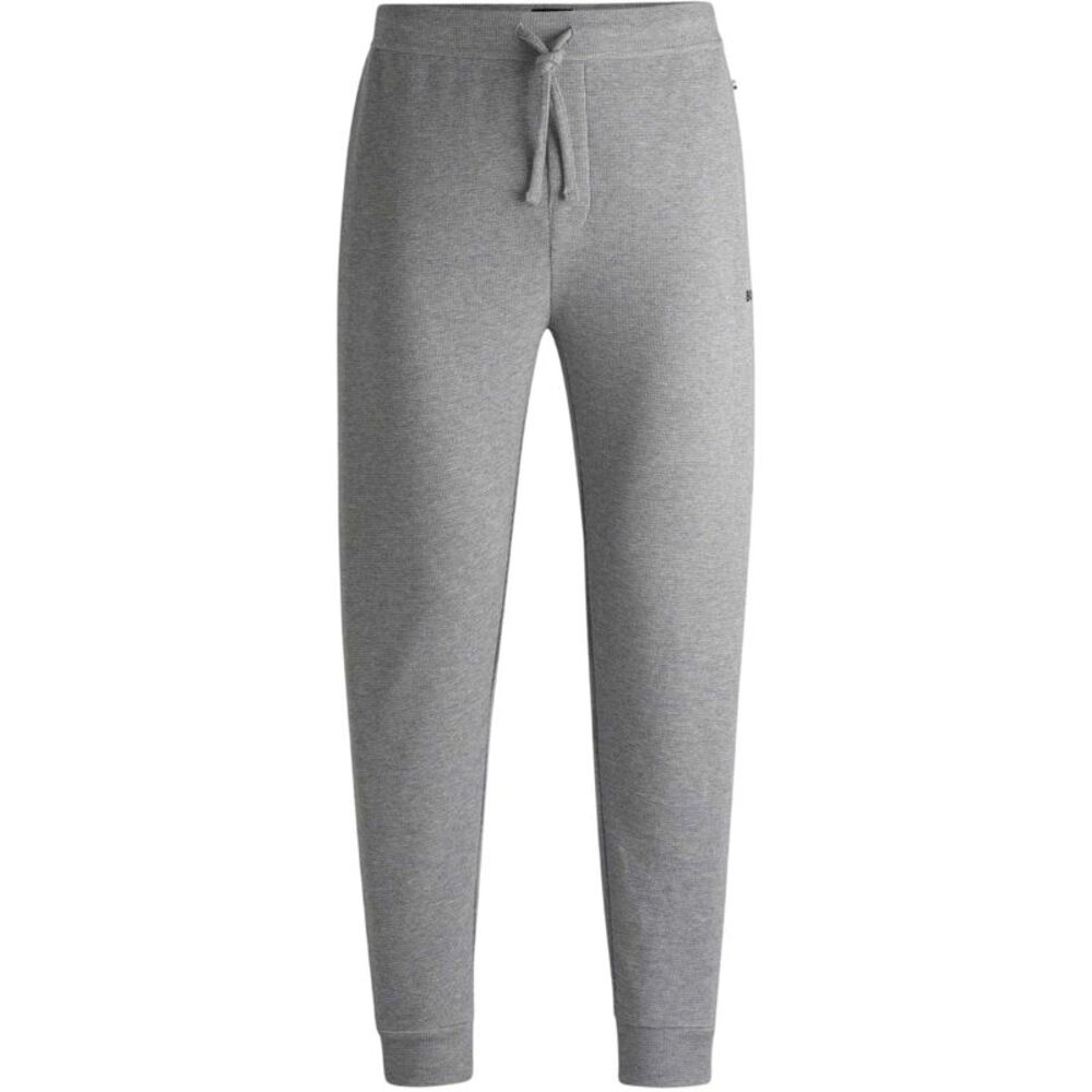 Boss Mens Waffle Knit Sweatpants / Gray